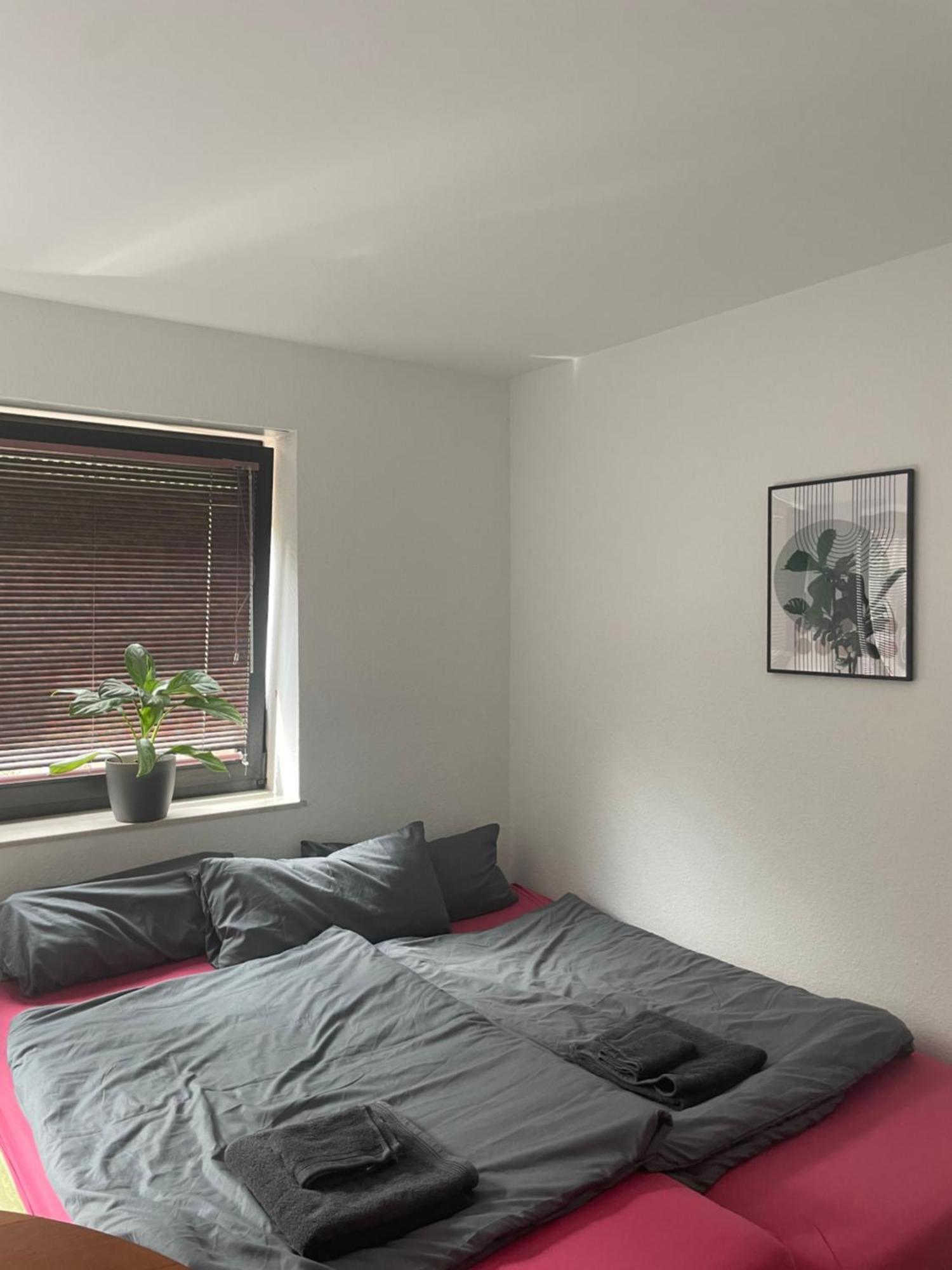 Schoenes Apartment Mit Terrasse Im Steingarten Бад Вилбел Екстериор снимка